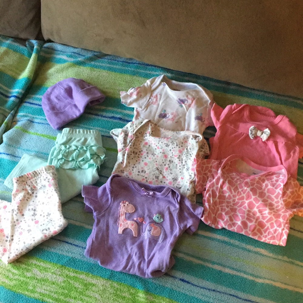 Newborn bundle of clothes
